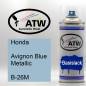 Preview: Honda, Avignon Blue Metallic, B-26M: 400ml Sprühdose, von ATW Autoteile West.